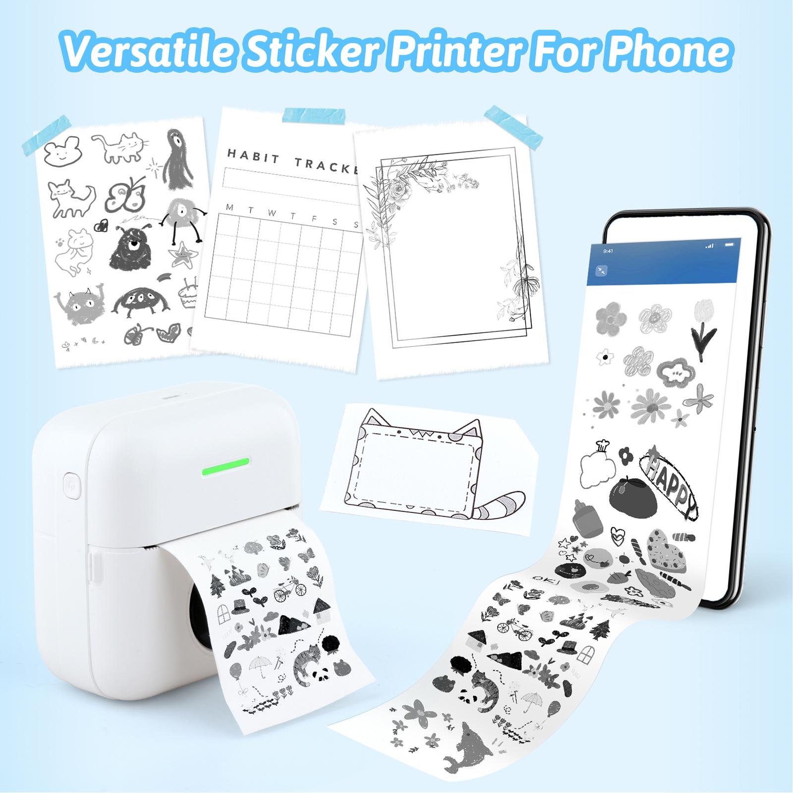 Impresora térmica portátil con - Printer Paper reseña y precio