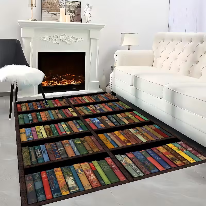 Alfombra de área de estantería - Commercial Book Printing Machines reseña y precio