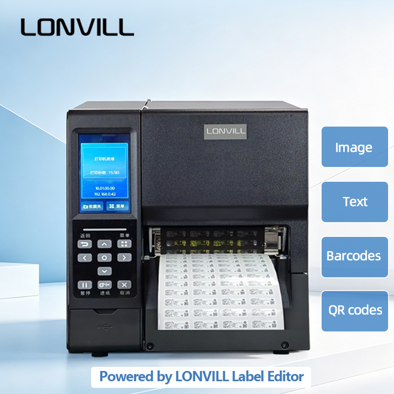 Impresora RFID Industrial LONV - Barcode Printer reseña y precio