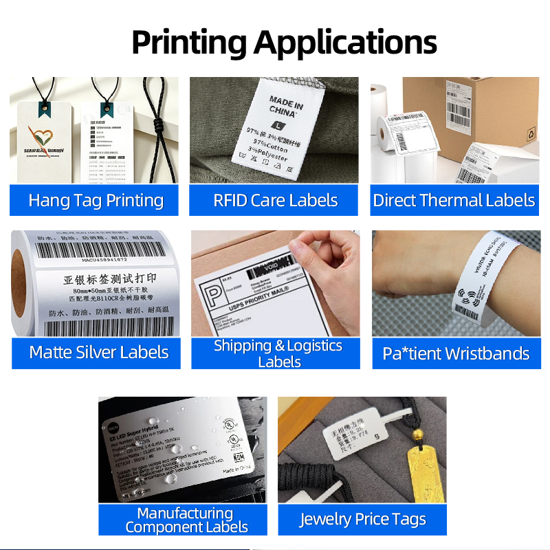 Impresora RFID Industrial LONV - Barcode Printer reseña y precio