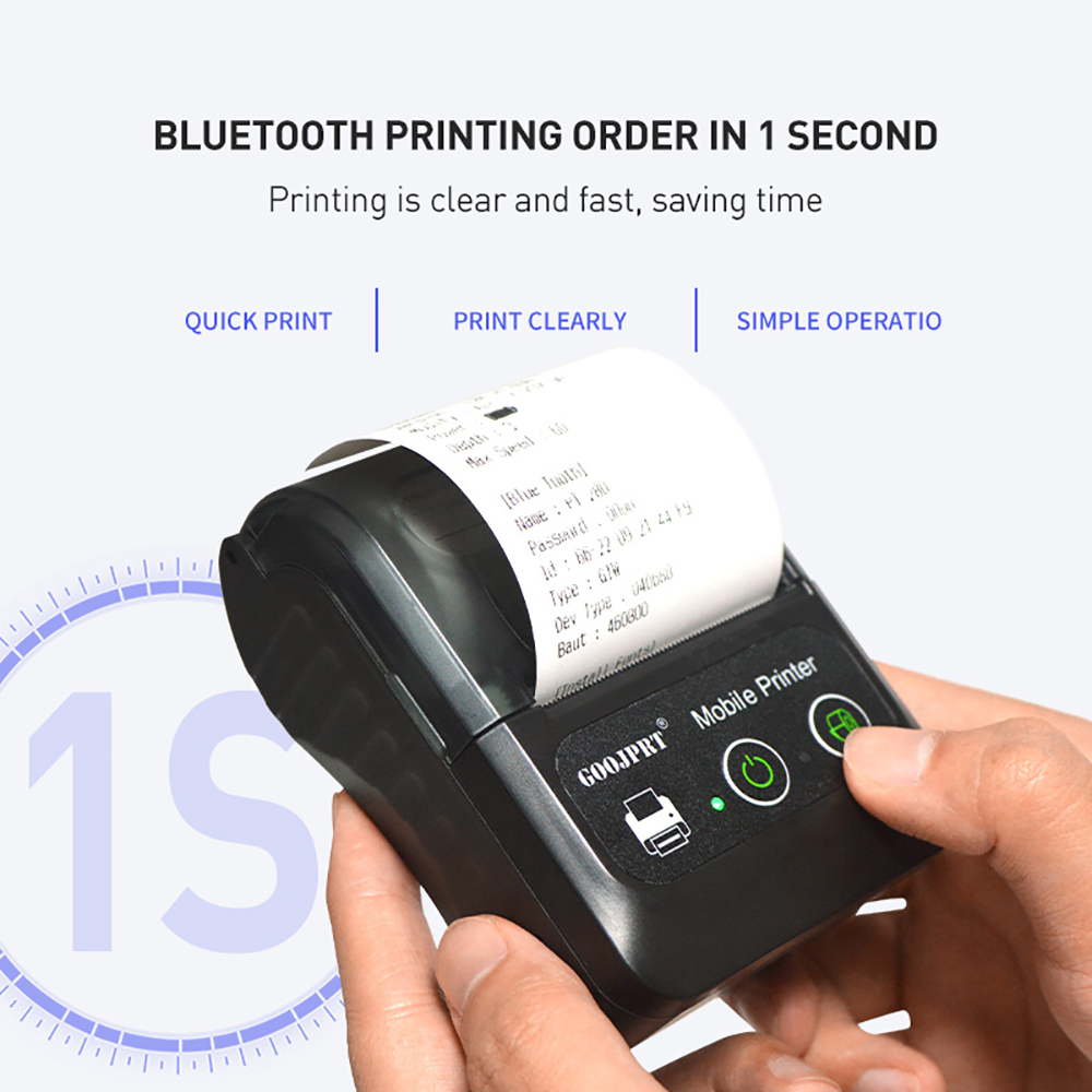 Mini impresora térmica de reci - Commercial Book Printing Machines reseña y precio