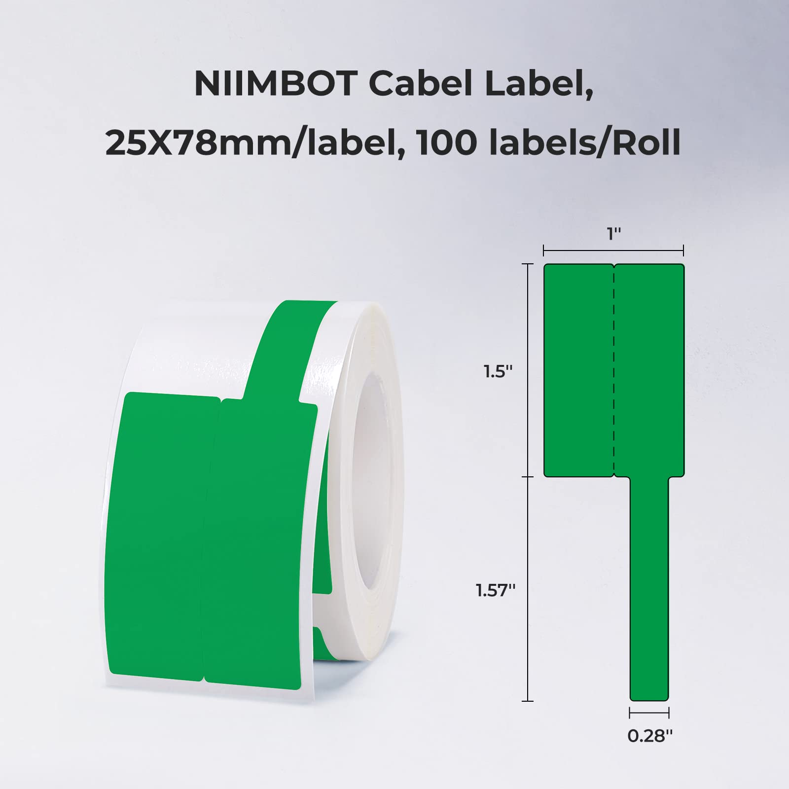 Etiquetas de cable de color Ni - Label Maker reseña y precio