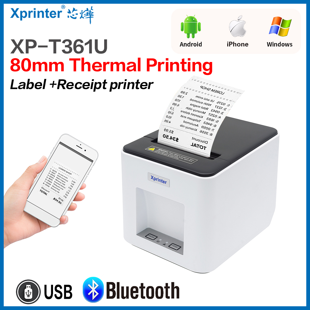 Xprinter-Impresora térmica 361 - Commercial Book Printing Machines reseña y precio