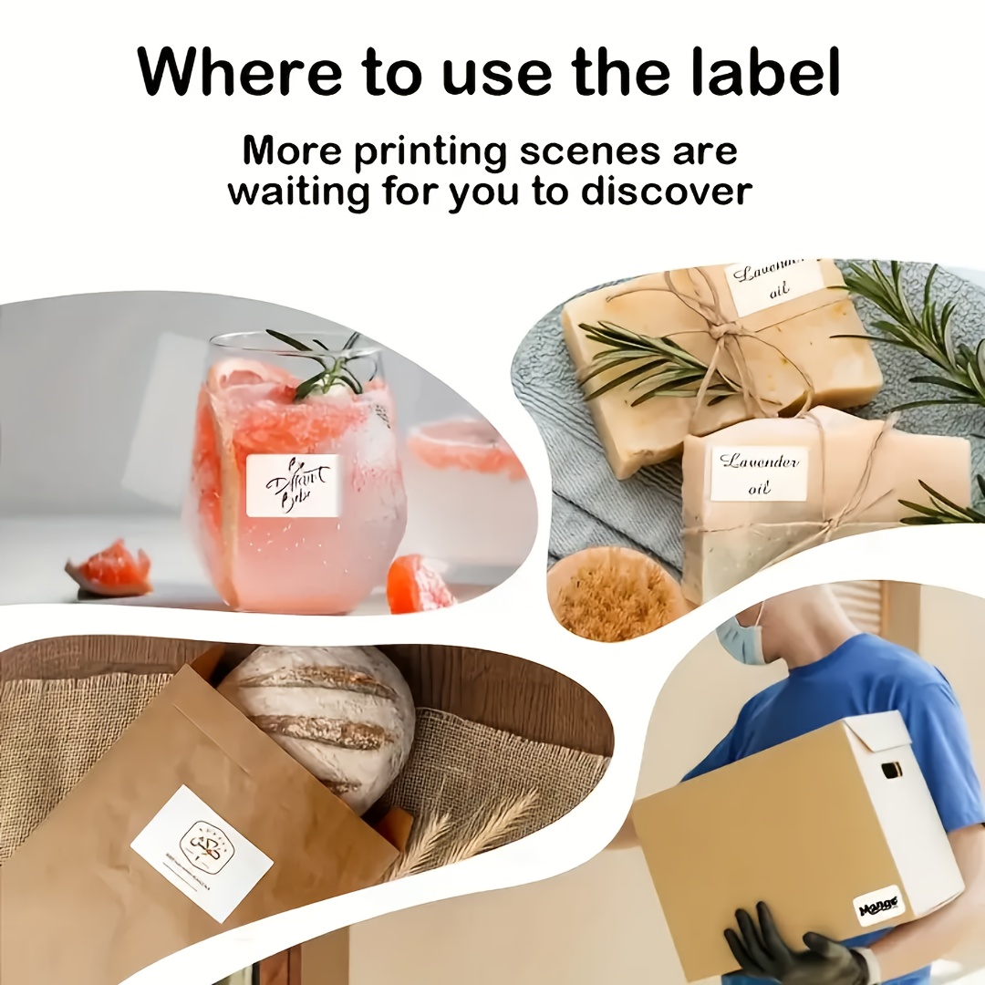 6 Rollos de Papel Térmico Blan - Label Maker reseña y precio